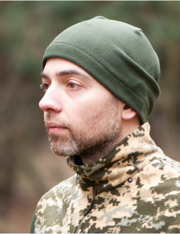 Шапка SILTAC лісовий хакі з підворотом