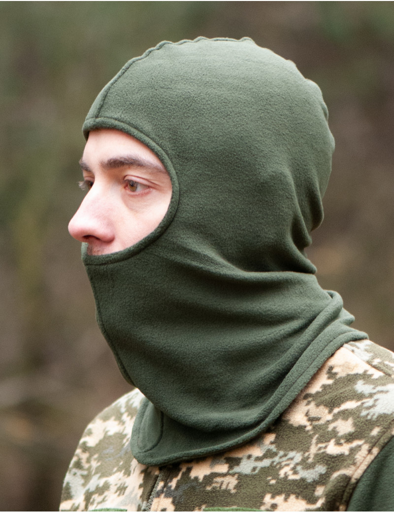 Балаклава SILTAC лісовий хакі з овальним вирізом