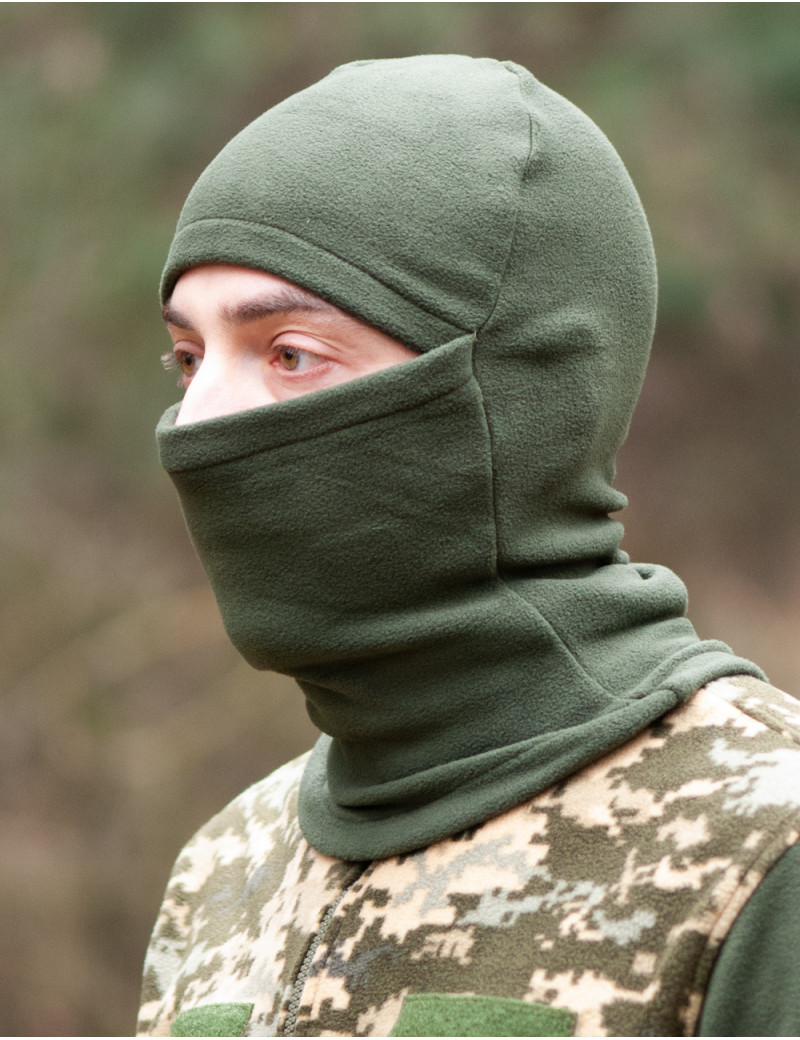 Балаклава SILTAC лісовий хакі з прямим вирізом